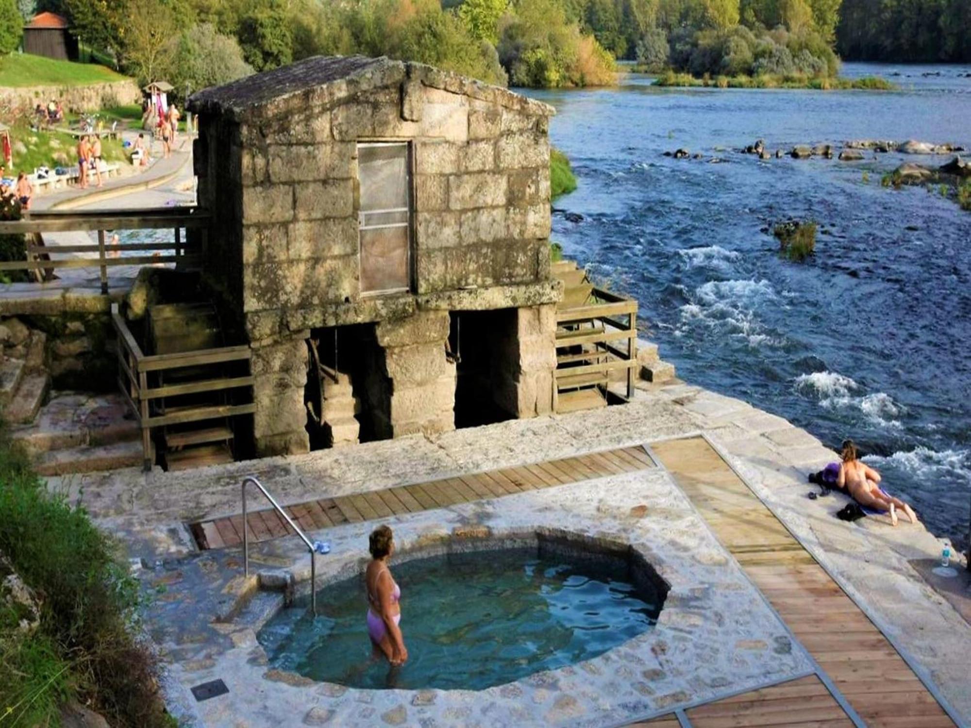 Charming Apartment In Ourense Overlooking The City ภายนอก รูปภาพ
